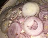 A picture of step 1 of Egusi soup.