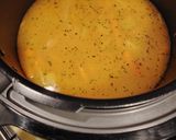 Reszelt zöldségleves májgombóccal gluténmentesen gyors főző edényben főzve recept fázis 3 fotója
