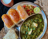 ગ્રીન ભાજીપાઉં (Green Bhaji Pav Recipe In Gujarati) રેસીપી સ્ટેપ6ફોટો