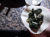 Empanada de verduras, relleno