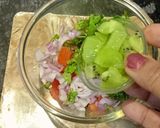 A picture of step 2 of Kiwi And Peanut Salsa.