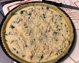 Une image de l'étape 8 de Tarte chèvre cendré,épinards frais et tomates cerises (pâte brisée à l origan).