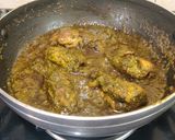 A picture of step 10 of Spinach Drumsticks (chicken).