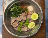 รูปขั้นตอนการทำที่ 6 ของ ยำตับหวาน