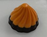 A picture of step 3 of Choco orange chocolate modak.