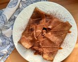 Une image de l'étape 4 de 💚 Galette de sarrasin à la banane et au chocolat.