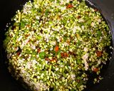 A picture of step 1 of Khichu Balls (Gujarati Snack).
