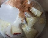 A picture of step 1 of Apple Soyamilk Smoothie.