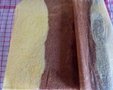 Foto langkah ke 5 dari resep Roll Cake 3 Warna (Bolgul Mocca).