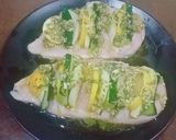 รูปขั้นตอนการทำที่ 4 ของ อกไก่นุ่มอบซอสใบโหระพา,เชดด้าชีส - คีโต