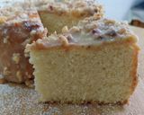 Foto del paso 6 de la receta: Bizcocho genovés con cobertura crujiente de chocolate blanco, almendras y naranja confitada