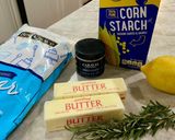 A picture of step 1 of Lemon Rosemary Shortbread.