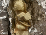 Baked Salmon Foil dengan sayuran