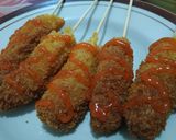 Foto langkah ke 4 dari resep Corn Dog.