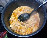 A picture of step 5 of Pasta(Macaroni) with cabbage soup.
