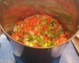 A picture of step 9 of 100 calorie Mexican Braised Beef Soup.
