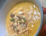 Une image de l'étape 10 de 🥜Velouté🪹potimarron 🌶️🍃noisettes🥄🌰🌰#healthy.