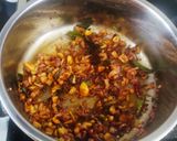A picture of step 4 of Paruppuarisi saatham.