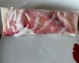 A picture of step 3 of Fruit spring rolls.