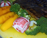 Foto del paso 7 de la receta: Filete de ternera, aderezado con salsa oriental