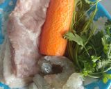 Hình bước làm 1 của món Chả ram tôm thịt