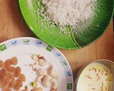 A picture of step 1 of Coconut semaya kheer.