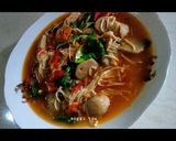 Foto langkah ke 8 dari resep Enoki tumis pedas.