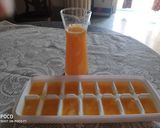 A picture of step 1 of Frozen Orange Cubes.