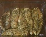 A picture of step 2 of Baked Chicken pesto.