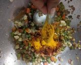 A picture of step 6 of Mix Veg Pulao.