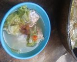 Foto langkah ke 3 dari resep Soup Asem Sawi Putih Tempe.