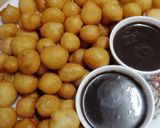A picture of step 8 of Zalabia (Egyptian Donuts)👌.