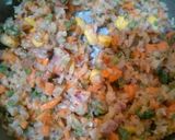 A picture of step 1 of Veg sandwich.