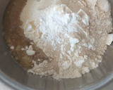 A picture of step 1 of Brown Bread#Theme Challenge.