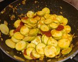 Une image de l'étape 3 de Linguine Courgettes & Chorizo.