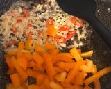A picture of step 4 of Macaroni schotel - my sister’s recipe.