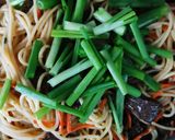 Gambar langkah 5 resipi Spaghetti Daging Bulgogi.