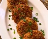 A picture of step 4 of Kurkure Maggi kebab.