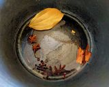 A picture of step 1 of Veg Tahri.