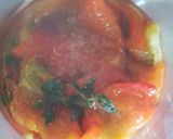 Foto del passaggio 2 della ricetta Lusso proletario - Spaghettoni aglio arrostito, porro e peperone