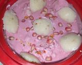 A picture of step 6 of Purple Idli Raita.