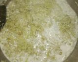 A picture of step 3 of Lauki ka halwa.