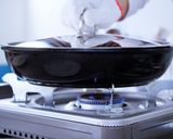 A picture of step 8 of Thick Pancake Hotcake.