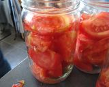 Une image de l'étape 4 de Bocaux de tomates pelées.