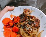 One pan Pork chop with Balsamic Vinegar 🇮🇹 意大利黑醋煎豬扒的食譜步驟7照片