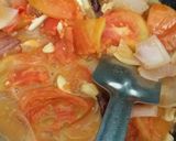 A picture of step 1 of Shahi paneer.