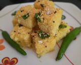 A picture of step 6 of Dhokla.