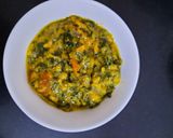 A picture of step 5 of Besan Methi ki sabji.