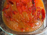 Pimientos asados con salsa de tomate casera de “Carmencita” mi madre❤️❤️❤️