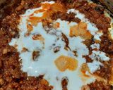 A picture of step 3 of Paneer Bhurji with butter nan.